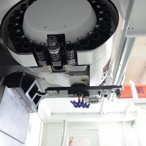What is the CNC machining center tool magazine?